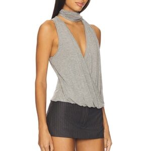 With Jean Gray Sleeveless Top